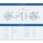 T-MOTOR F1303 KV5000 Custom OEM ODM Factory Supply  High Quality Brushless DC Motor FPV Racing Motor